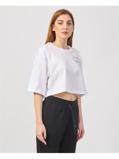 T-shirt court à manches mi-longues Richmond X pour femme RICHMOND X | UWP25196TSWHITE